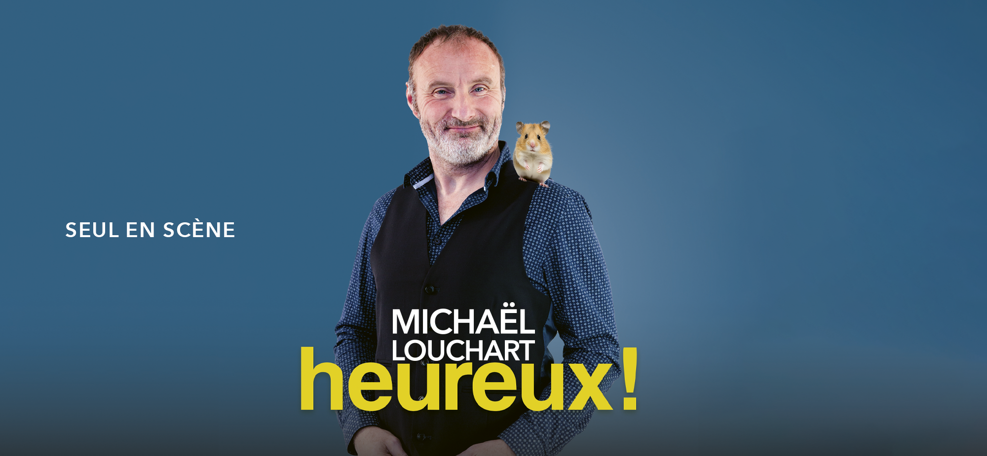 Seul en scène heureux de et par Michael Louchart.